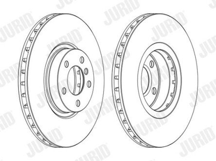 Гальмівний диск передній BMW X5, X6 jurid 562520JC1