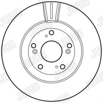 Гальмівний диск передній Honda Civic VIII, CR-V II jurid 562807JC