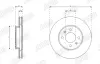 Гальмівний диск передній Hyundai Accent, Solaris, i20 II / KIA Rio IV jurid 563461JC