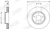 Гальмівний диск передній Mazda 6, CX-5 jurid 563356JC