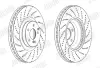 Гальмівний диск передній Mercedes C-Class (W204, W205), E-Class (W212, C207), S-Class (W221, C216) Jurid 563186JC1 (фото 2)