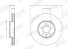 Гальмівний диск передній Volvo S60 III, S90 II, V60 II, V90 II jurid 563626JC