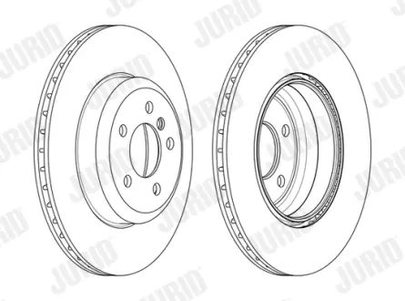 Гальмівний диск задній BMW 3-Series, 4-Series Jurid 563134JC