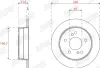 Гальмівний диск задній Mercedes C-Class (W202) jurid 561698JC