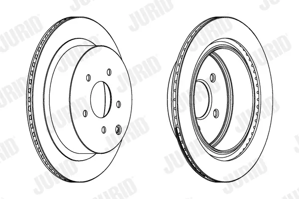 Гальмівний диск задній Nissan Murano I, II / Infiniti Jurid 562871JC (фото 1)