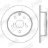 Гальмівний диск задній Toyota Mark X, RAV-4 III, IV / Lexus HS Jurid 562601JC (фото 1)