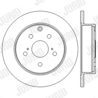 Гальмівний диск задній Toyota Mark X, RAV-4 III, IV / Lexus HS jurid 562601JC Тойота Рав-4