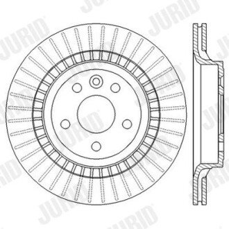 Гальмівний диск задній Volvo XC60 I (2008->) jurid 562605JC