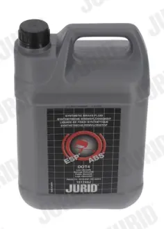 JURID 4.9л DOT-4 Synthetic Тормозная жидкость SAE 700 (для автомобилей с ABS, с ESP) jurid 151744J
