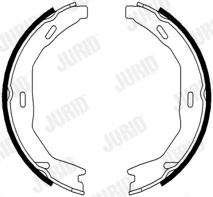 JURID DB Щеки ручного торм. C204 07- jurid 362561J