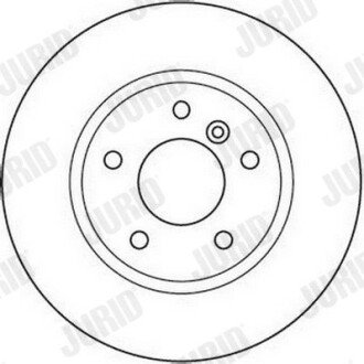 Вентилируемый тормозной диск jurid 562110JC