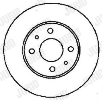 FIAT диск гальмівний передній/задній Punto,Tempra,Panda 03-,Alfa Romeo,Lancia jurid 561380JC