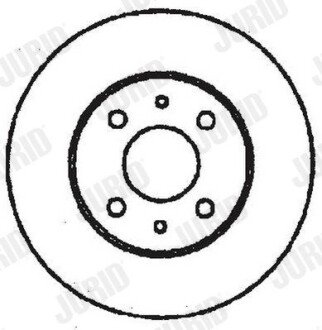 FIAT диск гальмівний задній Bravo II,Croma,Multipla,Alfa Romeo 164,Lancia jurid 561329JC