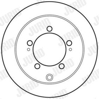MITSUBISHI Гальмівний диск задн.Airtrek,Lancer VII,Outlander 03- jurid 562781JC