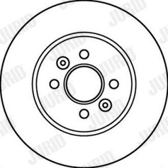RENAULT диск гальмівний задн.Kangoo 4x4 01- jurid 562201JC