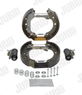 JURID RENAULT Тормозные щеки задн. KANGOO 1.5 dCi 05-10, KANGOO Express 1.5 dCi 05-, NISSAN KUBISTAR (X76) 1.5 dCi 03- jurid 381366J