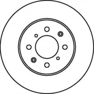 Передній гальмівний (тормозний) диск jurid 562082JC