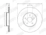 JURID TOYOTA Диск гальмівний задн. RAV 4 V 2.0 AWD (MXAA54) 18- jurid 563745JC