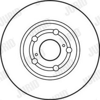 TOYOTA Диск тормозной передний AVENSIS 97- jurid 562125JC