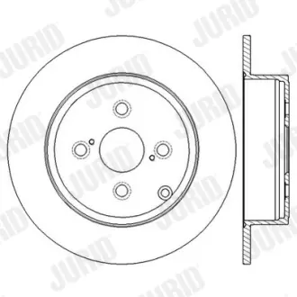 JURID TOYOTA Гальмівний диск задн. Corolla 02- jurid 562600JC