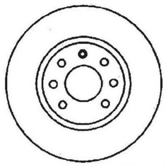 Передній гальмівний (тормозний) диск jurid 561446JC