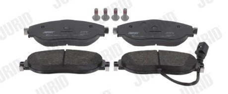 Передние тормозные колодки jurid 573838J на Ауди Audi Q2