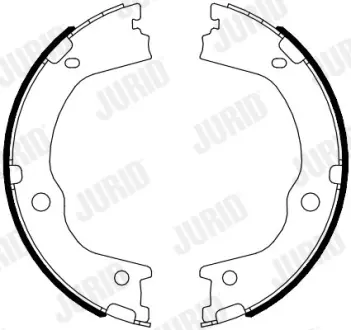 Колодки ручного (стоячого) тормоза jurid 362571J