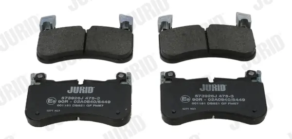 Колодки ручного (стоячого) тормоза jurid 573926J