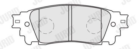 Колодки ручного (стоячого) гальма jurid 574001J