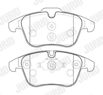 Колодки ручного (стоячого) гальма jurid 574009J