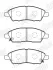 Колодки ручного (стоячого) тормоза jurid 574011J