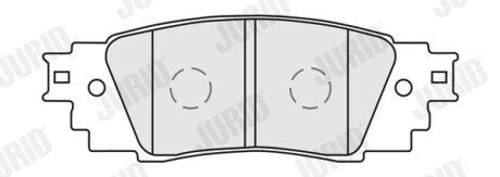 Колодки ручного (стоячого) гальма jurid 574088J