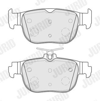 Колодки ручного (стоячого) тормоза jurid 574092J