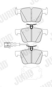 Колодки ручного (стоячого) тормоза jurid 574126J