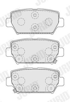 Колодки ручного (стоячого) тормоза jurid 574148J