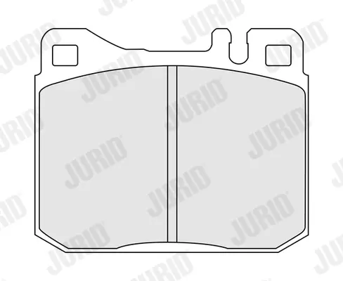 Передние тормозные колодки jurid 571278J