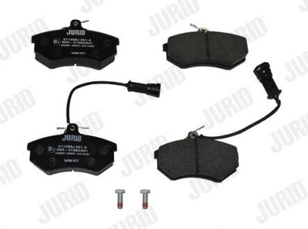 Передні тормозні (гальмівні) колодки jurid 571356J