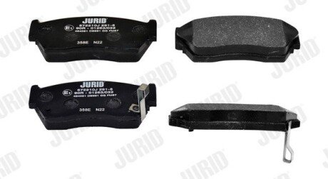 Передние тормозные колодки jurid 572210J