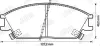 Передние тормозные колодки jurid 572269J