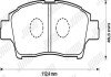 Передні тормозні (гальмівні) колодки jurid 572404J