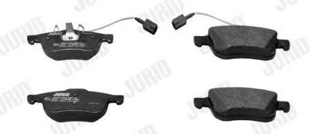 Передні тормозні (гальмівні) колодки jurid 573173J