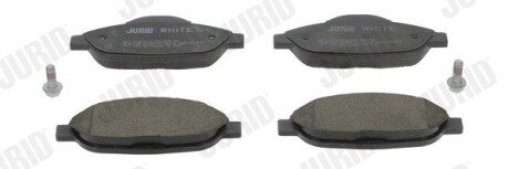 Передні тормозні (гальмівні) колодки jurid 573241JC на Пежо 3008