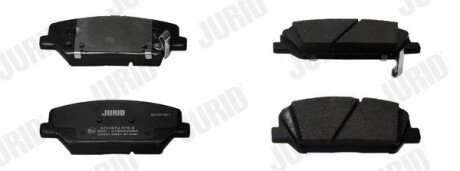 Передні тормозні (гальмівні) колодки jurid 573407J