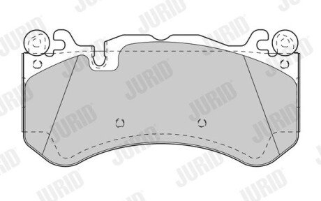 Передние тормозные колодки jurid 573425J