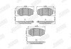 Передні тормозні (гальмівні) колодки jurid 573454J