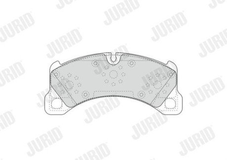 Передние тормозные колодки jurid 573618J
