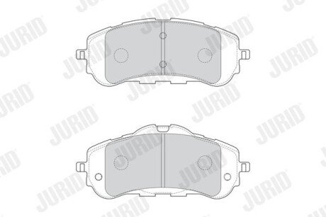 Передние тормозные колодки jurid 573620J