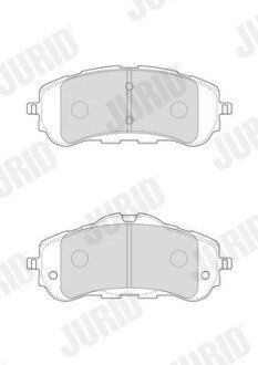 Передние тормозные колодки jurid 573620J