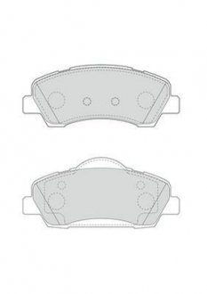 Передні тормозні (гальмівні) колодки jurid 573630J на Пежо 301