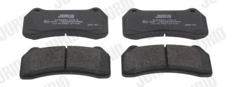 Передние тормозные колодки jurid 573939J на Ягуар Xj